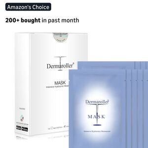 Dermaroller Intensive Hyaluronic Moisturizer Mask - Blue made in Germany